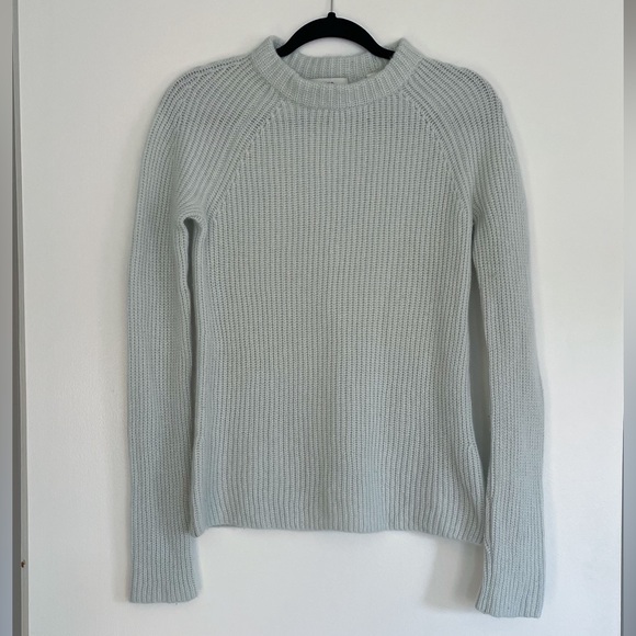 Vince Cashmere Shaker Rib Pullover Sweater - Picture 3 of 7